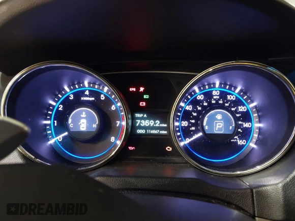 2013 Hyundai Sonata Limited with VIN 5NPEC4AB2DH574600, listed as a IAAI auction lot 41860490 with 116,567 mi miles and . Bid and sale history available at DreamBid. Image 7.