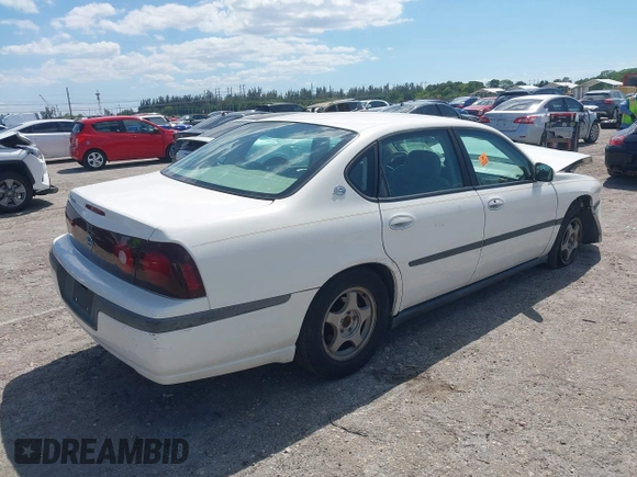 2003 Chevrolet Impala with VIN 2G1WF52E039446800, listed as a IAAI auction lot 42048845 with 114,988 mi miles and . Bid and sale history available at DreamBid. Image 4.