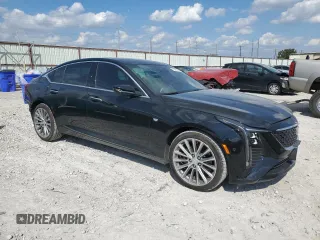 2025 Cadillac CT5 Premium Luxury with VIN 1G6DN5RW9S0100224, listed as a Copart auction lot 71603314 with 1,029 mi miles and Salvage title. Bid and sale history available at DreamBid. Image 4.