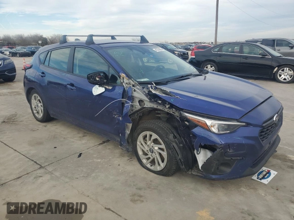 2024 Subaru Impreza with VIN JF1GUABC0R8320715, listed as a Copart auction lot 42756825 with 15,193 mi miles and Salvage Title. Bid and sale history available at carsss.com. Image 4.