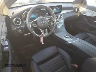 2023 Mercedes-Benz C 300 with VIN W1KWJ8EBXPG122548, listed as a Copart auction lot 80816274 with 10,142 mi miles and Salvage Title. Bid and sale history available at DreamBid. Image 8.