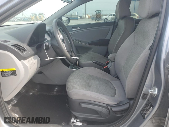 2017 Hyundai Accent SE with VIN KMHCT4AE6HU351985, listed as a Copart auction lot 51622033 with 91,476 mi miles and . Bid and sale history available at DreamBid. Image 7.