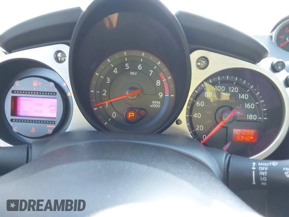 2017 Nissan 370Z with VIN JN1AZ4EHXHM954875, listed as a IAAI auction lot 41641554 with 101,093 mi miles. Bid and sale history available at carsss.com. Image 7.