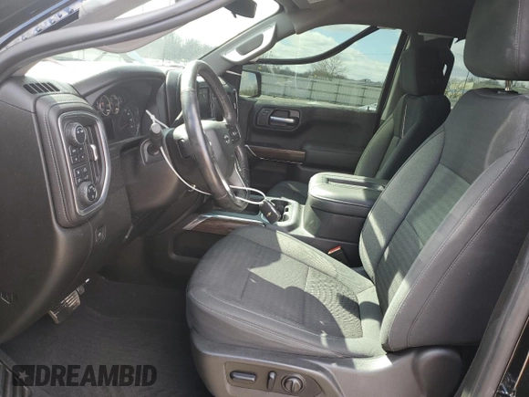 2021 Chevrolet Silverado 1500 LT Trail Boss with VIN 1GCPYFEL6MZ388043, listed as a Copart auction lot 48032035 with 76,082 mi miles and Salvage Title. Bid and sale history available at DreamBid. Image 7.