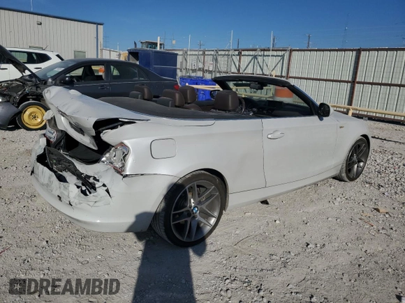 2013 BMW 1 Series 128i with VIN WBAUL7C53DVU09950, listed as a Copart auction lot 77703764 with 94,378 mi miles and Salvage title. Bid and sale history available at DreamBid. Image 3.