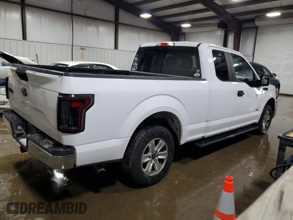 2017 Ford F-150 XL with VIN 1FTEX1CP0HKD23898, listed as a Copart auction lot 45652665 with 0 mi miles and Salvage Title. Bid and sale history available at carsss.com. Image 3.
