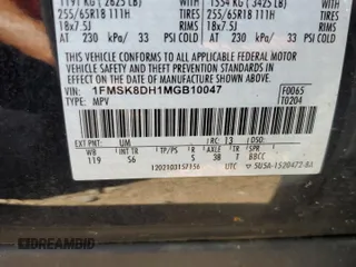 2021 Ford Explorer XLT z VIN 1FMSK8DH1MGB10047, wystawiony jako Copart lot #69715304 z przebiegiem 67 194 mil mil oraz Szkoda całkowita • Salvage title. Historia ofert i sprzedaży dostępna na DreamBid. Obrazek 13.