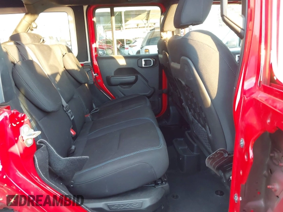 2022 Jeep Wrangler Unlimited Rubicon with VIN 1C4JJXR63NW206709, listed as a IAAI auction lot 41254820 with 25,317 mi miles and . Bid and sale history available at DreamBid. Image 8.