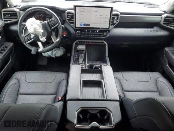 2022 Toyota Tundra SR5 with VIN 5TFLA5DB2NX016055, listed as a Copart auction lot 57480155 with 42,939 mi miles and Salvage title. Bid and sale history available at DreamBid. Image 8.