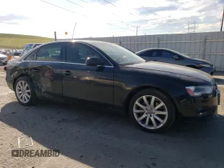 2013 Audi A4 Premium Plus with VIN WAUFFAFL6DN028231, listed as a Copart auction lot 53315575 with 101,561 mi miles and Salvage Title. Bid and sale history available at carsss.com. Image 4.