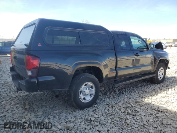 2021 Toyota Tacoma SR with VIN 3TYRX5GN9MT024483, listed as a Copart auction lot 55847115 with 22,523 mi miles and Salvage title. Bid and sale history available at DreamBid. Image 3.
