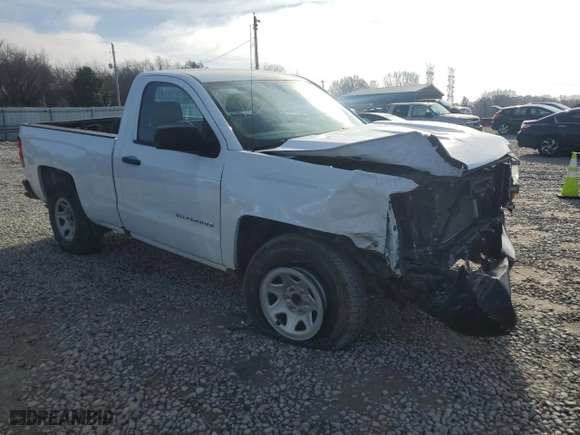 2016 Chevrolet Silverado 1500 Work Truck with VIN 1GCNCNEC3GZ361841, listed as a Copart auction lot 85274984 with 91,592 mi miles and Salvage Title. Bid and sale history available at carsss.com. Image 4.