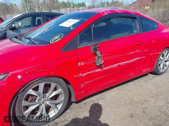 2012 Honda Civic Cpe Si with VIN 2HGFG4A50CH702019, listed as a IAAI auction lot 42060231 with 80,172 mi miles. Bid and sale history available at carsss.com. Image 6.