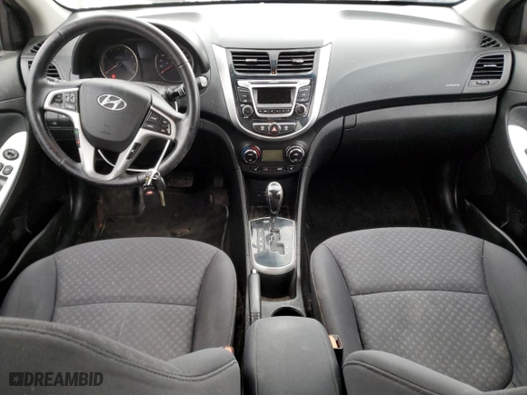 2014 Hyundai Accent SE with VIN KMHCU5AE8EU184754, listed as a Copart auction lot 50075125 with 123,984 mi miles and Clean Title. Bid and sale history available at carsss.com. Image 8.