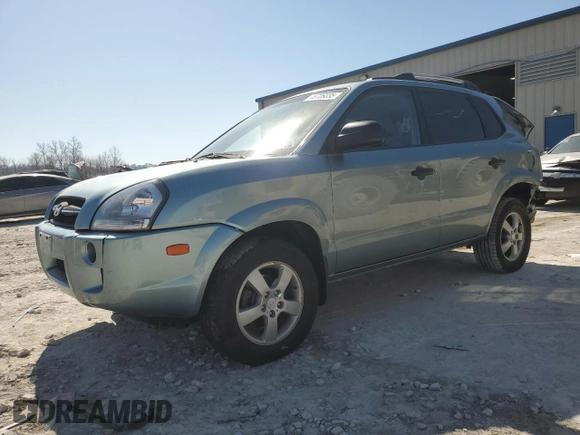 2005 Hyundai Tucson GL with VIN KM8JM12BX5U097653, listed as a Copart auction lot 48706035 with 68,027 mi miles and Salvage Title. Bid and sale history available at carsss.com. Image 1.