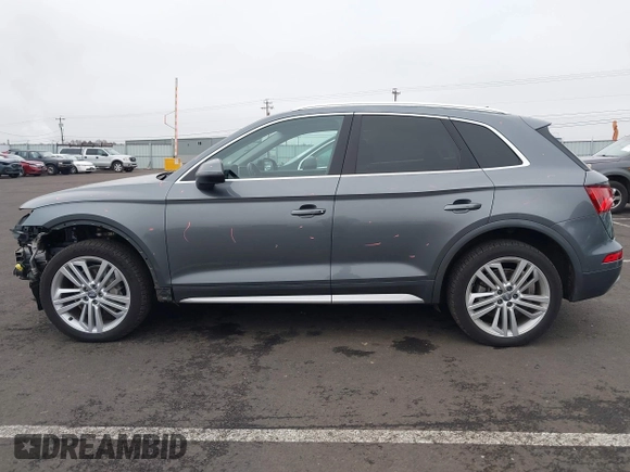 2018 Audi Q5 Premium Plus with VIN WA1BNAFY7J2106037, listed as a IAAI auction lot 41282887 with 81,170 mi miles. Bid and sale history available at carsss.com. Image 15.