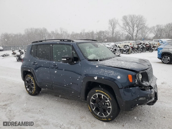 2023 Jeep Renegade Upland with VIN ZACNJDB11PPP43574, listed as a Copart auction lot 87434204 with 14,674 mi miles and Salvage Title. Bid and sale history available at carsss.com. Image 4.