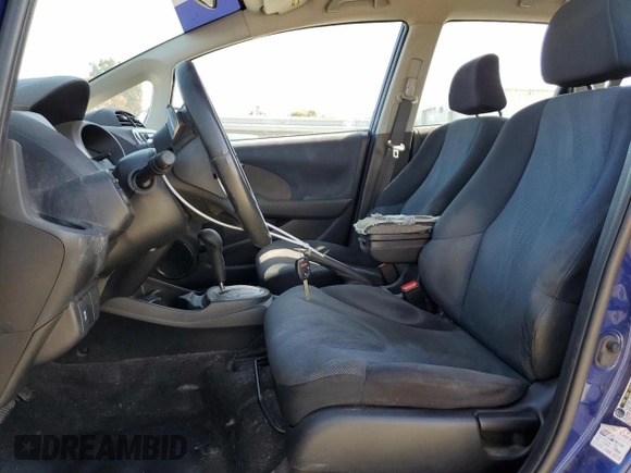 2009 Honda Fit Sport w/Navi with VIN JHMGE88639S037082, listed as a Copart auction lot 53303755 with 213,931 mi miles and Salvage Title. Bid and sale history available at carsss.com. Image 7.