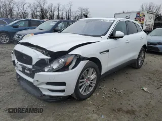 2020 Jaguar F-Pace 30t Prestige with VIN SADCK2GXXLA631850, listed as a Copart auction lot 87224784 with 84,850 mi miles and Salvage Title. Bid and sale history available at DreamBid. Image 1.