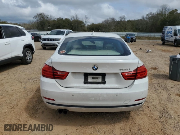 2016 BMW 4 Series 428i with VIN WBA4A9C57GG507390, listed as a Copart auction lot 48722915 with Not Provided miles and Salvage Title. Bid and sale history available at DreamBid. Image 6.