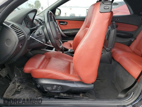 2012 BMW 1 Series 135i with VIN WBAUN7C52CVM26134, listed as a Copart auction lot 43724435 with Not provided miles and Salvage title. Bid and sale history available at DreamBid. Image 7.