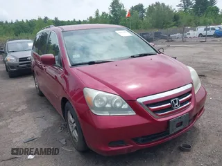 2006 Honda Odyssey EX z VIN 5FNRL38446B058436, wystawiony jako IAAI lot #42411984 z przebiegiem 155 705 mil mil oraz . Historia ofert i sprzedaży dostępna na DreamBid. Obrazek 1.