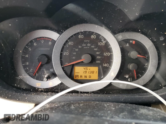 2011 Toyota RAV4 with VIN JTMBF4DV6B5039024, listed as a Copart auction lot 44815325 with 191,381 mi miles and Salvage Title. Bid and sale history available at carsss.com. Image 9.