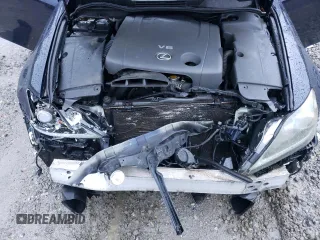 2012 Lexus IS 250 with VIN JTHCF5C26C2035865, listed as a Copart auction lot 56249815 with 120,558 mi miles and Salvage title. Bid and sale history available at DreamBid. Image 11.