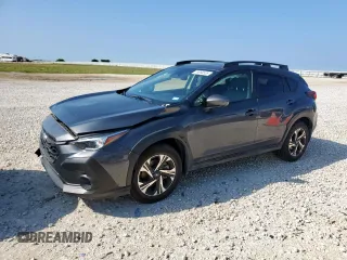 2024 Subaru Crosstrek Premium с VIN JF2GUADC7RH290220, выставлен на аукционе Copart как лот 59968555 с пробегом 9 602 миль миль и Списание • Salvage title. История ставок и продаж доступна на DreamBid. Изображение 1.