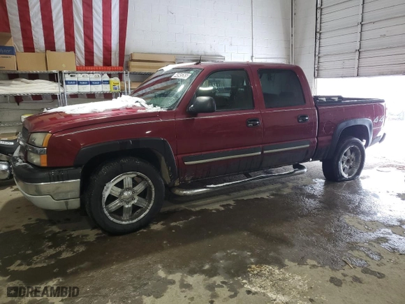 2004 Chevrolet Silverado 1500 Crew Cab LT with VIN 2GCEK13T641346656, listed as a Copart auction lot 44945265 with 277,002 mi miles and Clean Title. Bid and sale history available at carsss.com. Image 1.