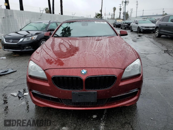 2012 BMW 6 Series 650i z VIN WBALZ3C58CDL70716, wystawiony jako Copart lot #43794155 z przebiegiem 69 745 mil mil oraz Szkoda całkowita • Salvage title. Historia ofert i sprzedaży dostępna na DreamBid. Obrazek 5.