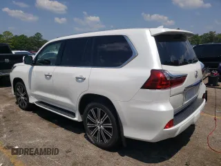 2019 Lexus LX with VIN JTJHY7AX4K4292213, listed as a Copart auction lot 66082974 with 0 mi miles and Salvage Title. Bid and sale history available at carsss.com. Image 2.