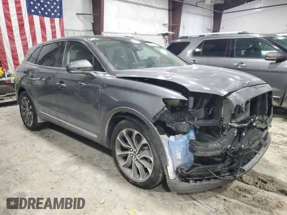 2022 Lincoln Nautilus Reserve z VIN 2LMPJ6K92NBL06648, wystawiony jako Copart lot #46080305 z przebiegiem 9 480 mil mil oraz Szkoda całkowita • Salvage title. Historia ofert i sprzedaży dostępna na DreamBid. Obrazek 4.