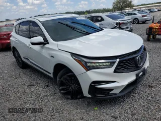 2021 Acura RDX w/A-Spec Package with VIN 5J8TC2H6XML035465, listed as a Copart auction lot 55128375 with 51,578 mi miles and Salvage title. Bid and sale history available at DreamBid. Image 4.