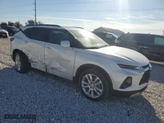 2022 Chevrolet Blazer LT with VIN 3GNKBDRS6NS223682, listed as a Copart auction lot 82296544 with 37,951 mi miles and Salvage Title. Bid and sale history available at carsss.com. Image 4.