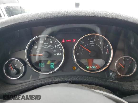 2017 Jeep Wrangler Sport with VIN 1C4GJWAG8HL608093, listed as a Copart auction lot 65006675 with 52,630 mi miles and Salvage title. Bid and sale history available at DreamBid. Image 9.