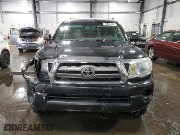 2010 Toyota Tacoma with VIN 5TEUX4EN9AZ695492, listed as a Copart auction lot 78739694 with 216,540 mi miles and Salvage Title. Bid and sale history available at carsss.com. Image 5.