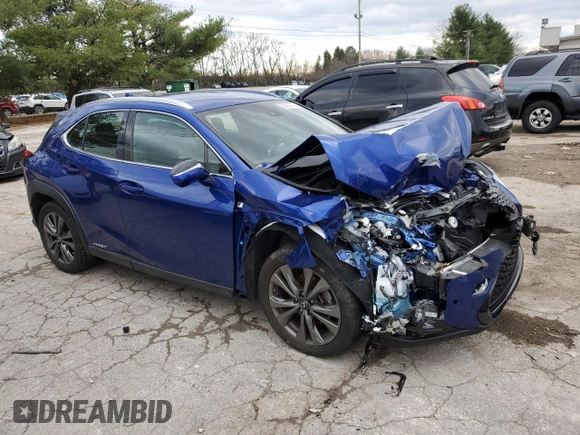 2021 Lexus UX with VIN JTHE9JBH0M2042519, listed as a Copart auction lot 84238734 with 0 mi miles and Non Repairable. Bid and sale history available at carsss.com. Image 4.