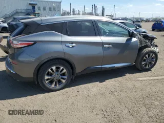 2016 Nissan Murano SL z VIN 5N1AZ2MH8GN132972, wystawiony jako Copart lot #56764385 z przebiegiem 157 518 mil mil oraz Szkoda całkowita • Salvage title. Historia ofert i sprzedaży dostępna na DreamBid. Obrazek 3.