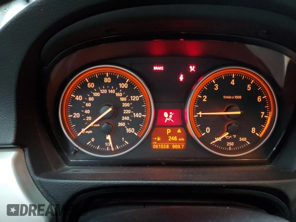 2007 BMW 3 Series 335i with VIN WBAWB73577P035945, listed as a Copart auction lot 44798955 with 61,558 mi miles and Salvage Title. Bid and sale history available at DreamBid. Image 9.
