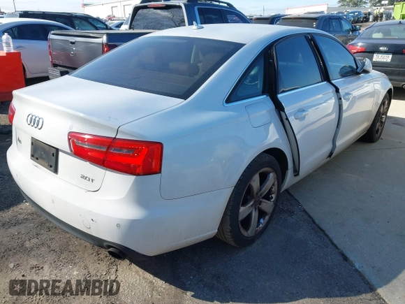 2012 Audi A6 Premium Plus with VIN WAUDFAFC7CN146391, listed as a IAAI auction lot 41637925 with 186,682 mi miles and . Bid and sale history available at DreamBid. Image 4.
