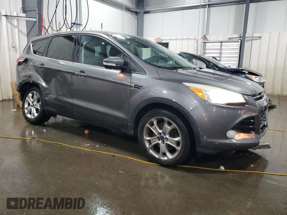 2013 Ford Escape SEL с VIN 1FMCU9H95DUA25494, выставлен на аукционе Copart как лот 57235905 с пробегом 158 743 миль миль и Списание • Salvage title. История ставок и продаж доступна на DreamBid. Изображение 4.