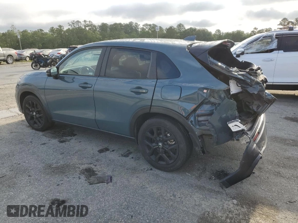 2023 Honda HR-V Sport with VIN 3CZRZ1H55PM702027, listed as a Copart auction lot 59563395 with 71,311 mi miles and Salvage title. Bid and sale history available at DreamBid. Image 2.