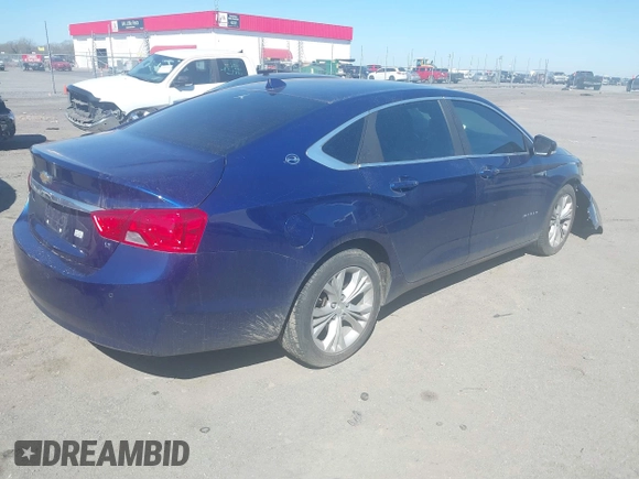 2014 Chevrolet Impala LT with VIN 1G1125S38EU137750, listed as a IAAI auction lot 41763793 with 89,661 mi miles and . Bid and sale history available at DreamBid. Image 4.