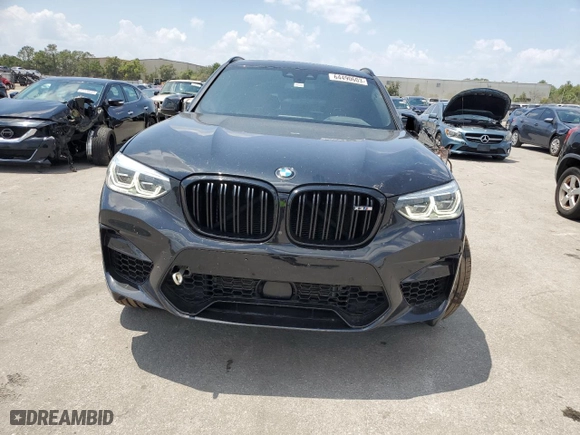 2020 BMW X3 M Competition with VIN 5YMTS0C0XLLT11156, listed as a Copart auction lot 64490603 with 33,670 mi miles. Bid and sale history available at carsss.com. Image 5.