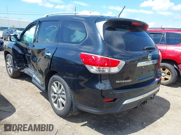 2014 Nissan Pathfinder S z VIN 5N1AR2MM5EC612389, wystawiony jako IAAI lot #42282431 z przebiegiem 73 327 mil mil oraz . Historia ofert i sprzedaży dostępna na DreamBid. Obrazek 3.