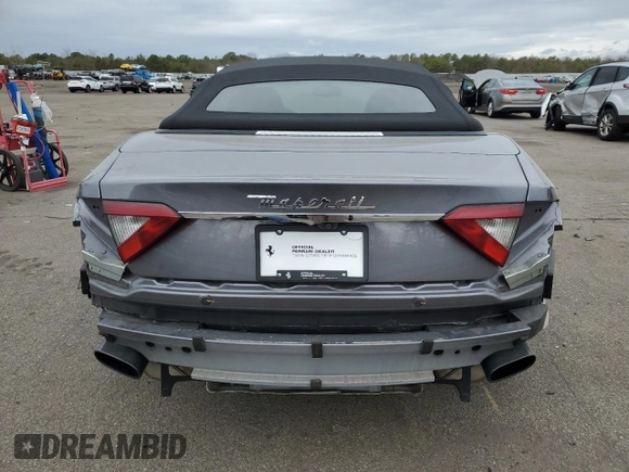 2019 Maserati GranTurismo Convertible Sport with VIN ZAM45VMA4K0315806, listed as a Copart auction lot 52621375 with 12,463 mi miles and Salvage Title. Bid and sale history available at carsss.com. Image 6.