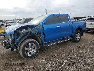 2024 Ford Ranger LARIAT with VIN 1FTER4KH6RLE32643, listed as a Copart auction lot 83477374 with 2,191 mi miles and Salvage Title. Bid and sale history available at carsss.com. Image 1.