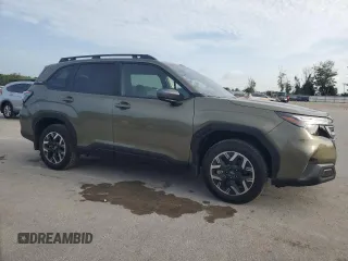 2025 Subaru Forester Premium with VIN JF2SLDDCXSH470408, listed as a Copart auction lot 60050645 with 2,605 mi miles and Salvage title. Bid and sale history available at DreamBid. Image 4.