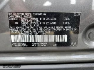 2023 Toyota bZ4X XLE with VIN JTMABACA6PA017284, listed as a Copart auction lot 63985414 with 13,407 mi miles and Salvage Title. Bid and sale history available at carsss.com. Image 12.